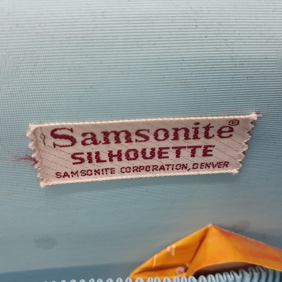 VTG SAMSONITE COSMETIC TRAIN CASE BLUE IT'S A BOY Makeup Luggage - Picture 11 of 12